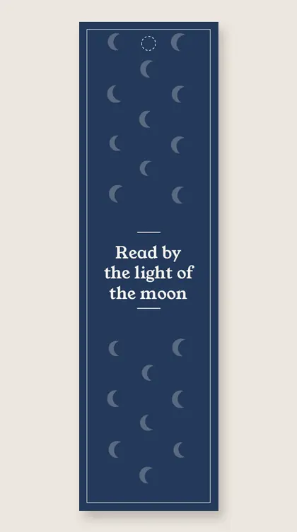 Halloween bookmarks: Read by the light of the moon