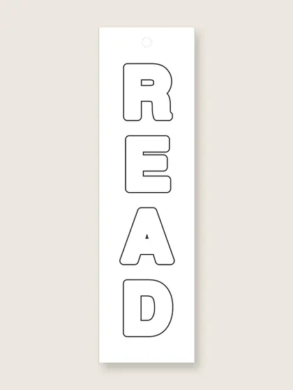 Name bookmark maker: Any name in bubble letters