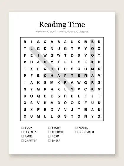 Word Search Maker: Your words, as a puzzle or bookmarks