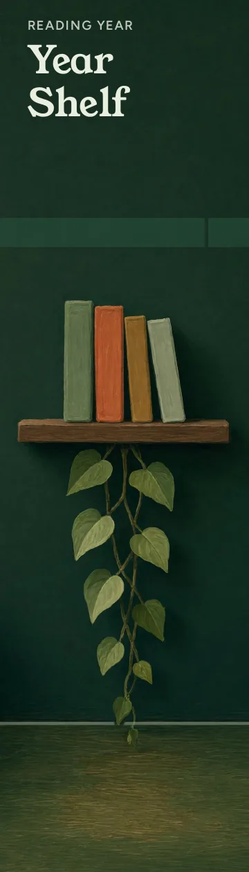 Reading Year, Year Shelf: illustrated front.