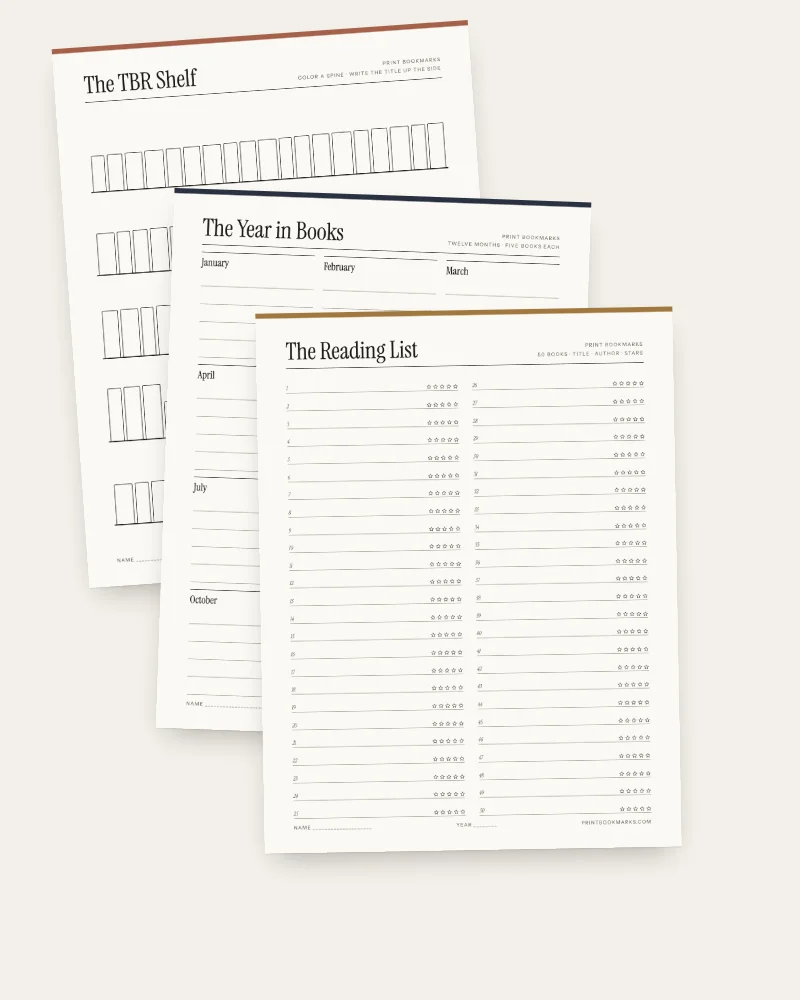 The Reading List Bundle: all three reading lists.
